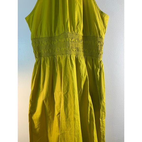 A NEW DAY Women’s Lime Cinched Waist Halter Midi Dress / Size: Medium - Picture 5 of 10